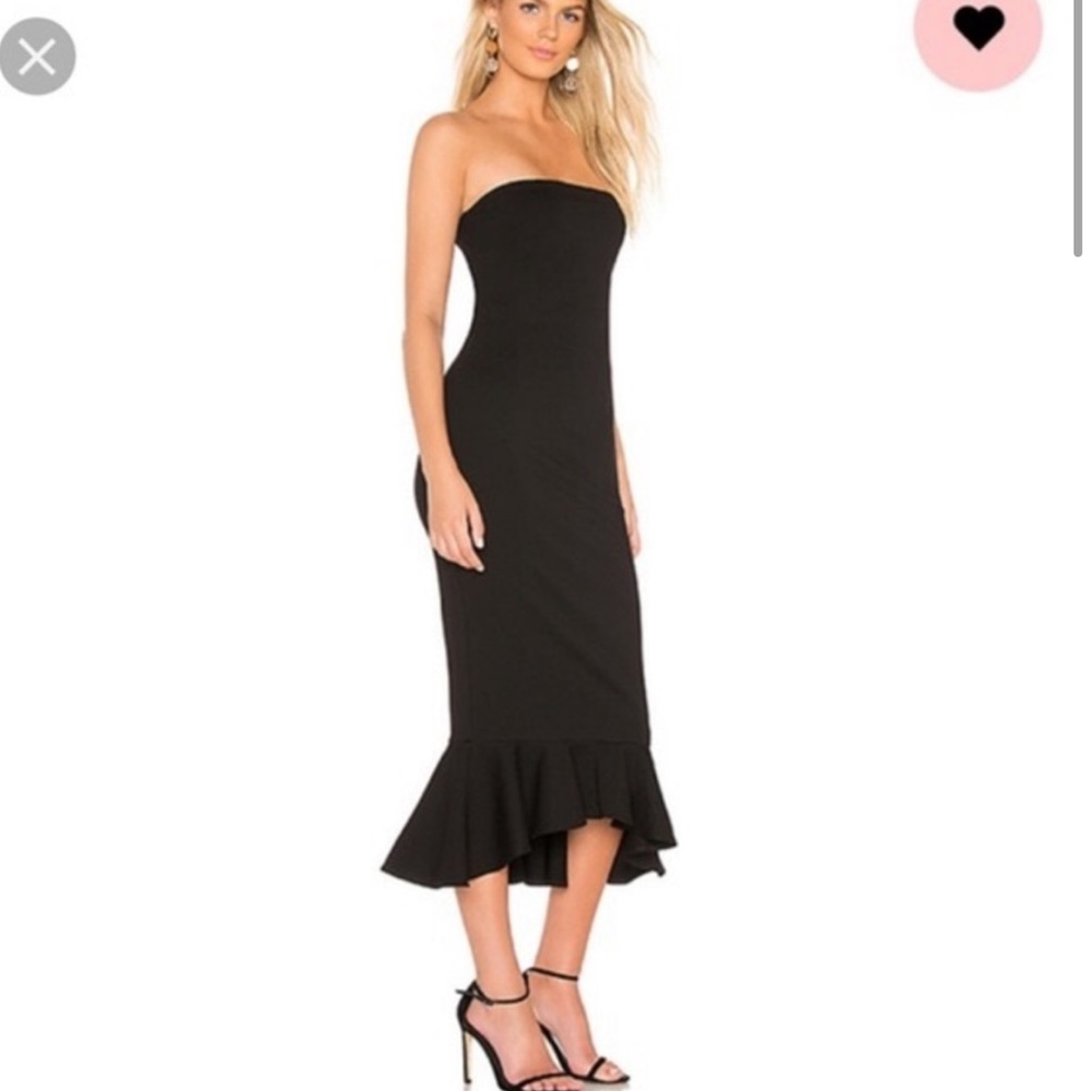 Revolve Izzy Ruffle Maxi Dress Small